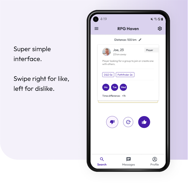 A screenshot of the app with additional text.